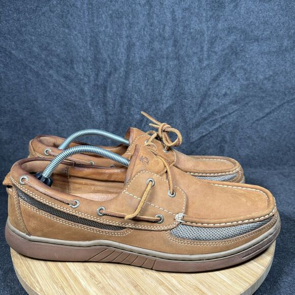 Tommy Bahama Other - Tommy Bahama Men's Boat Shoe Size 13 Brown Leather